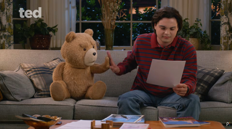 Nem finomkodik a Ted sorozat 2. évadának előzetese bevezetőkép