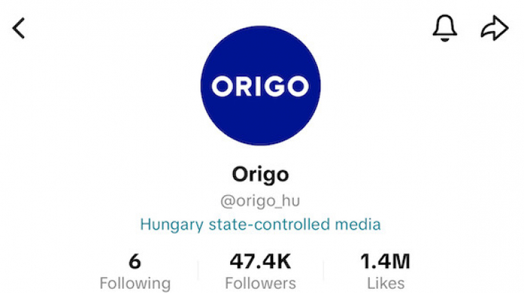 A TikTok állami ellenőrzésű médiának nyilvánította az állami ellenőrzés alatt álló médiumokat bevezetőkép