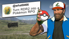 Pokémon-stílusú szerepjátékká változott a Red Dead Redemption 2 egy őrült mod miatt kép