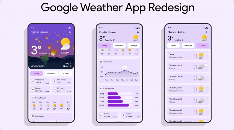 A Google hamarosan megszabadul az androidos Időjárás alkalmazásától kép
