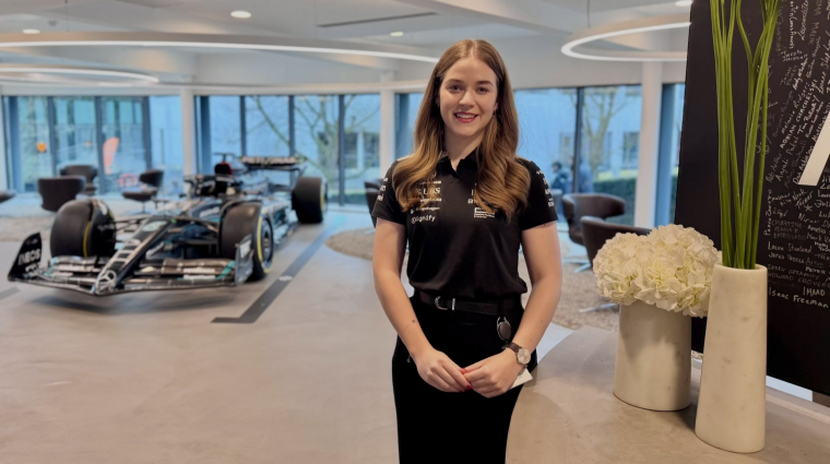 Győrből a Mercedesig vezetett Horváth Hanna útja, a Forma-1-es csapat aerodinamikai részlegébe került kép