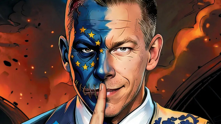 Az Én, a kétarcú sima kampányeszköz, képregényként értelmezhetetlen bevezetőkép