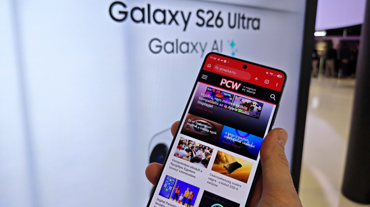 Samsung Galaxy S26 Ultra teszt – a kacsintós telefon