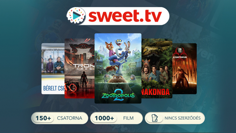 Új premier filmek és friss válogatások a SWEET.TV kínálatában kép