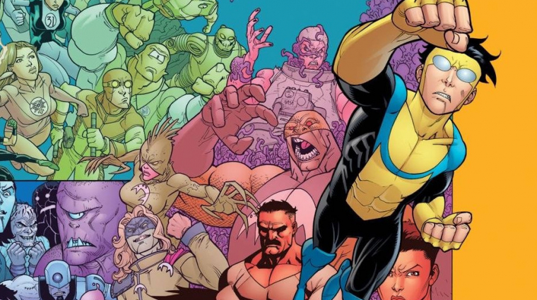 Az Invincible a negyedik kötetben nő fel igazán bevezetőkép