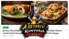 Magyar Péter ellenes AI-receptekkel kampányol a Mindmegette gasztrooldal kép