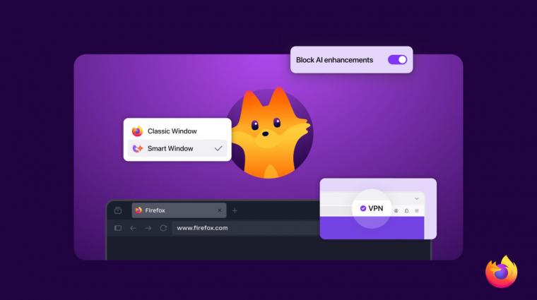 Beépített VPN-t és más fejlesztéseket kap a Firefox kép