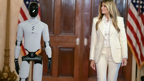 Először járt humanoid robot a Fehér Házban kép