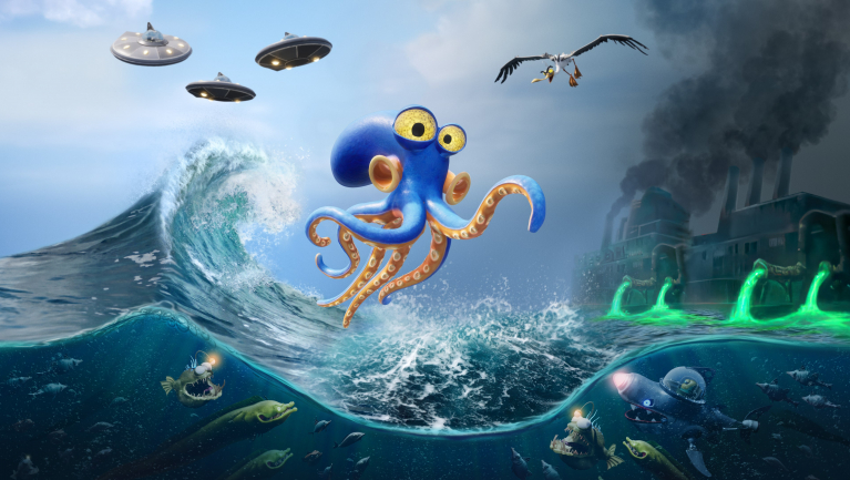 Darwin's Paradox! teszt - a polipot könnyű szeretni, a játékot kevésbé fókuszban