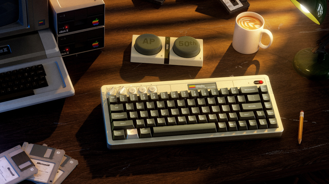 Nagyon drága, de gyönyörű az 8BitDo ünnepi Apple-billentyűzete kép