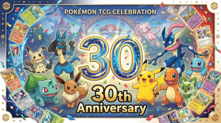 A 30. születésnapra készülő Pokémon TCG csomagokra mindenkinek érdemes odafigyelnie bevezetőkép