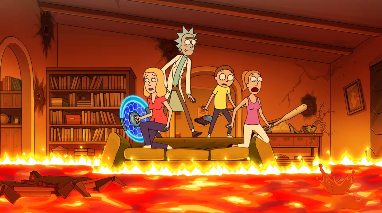 Már kilencedik évadánál tart a Rick és Morty, be is futott az első előzetes bevezetőkép