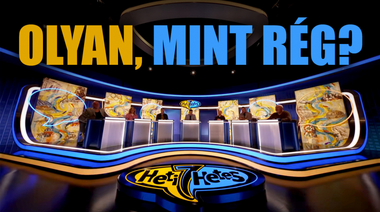 Az új Heti Hetes első adása meglepően hasonlított a régiére bevezetőkép