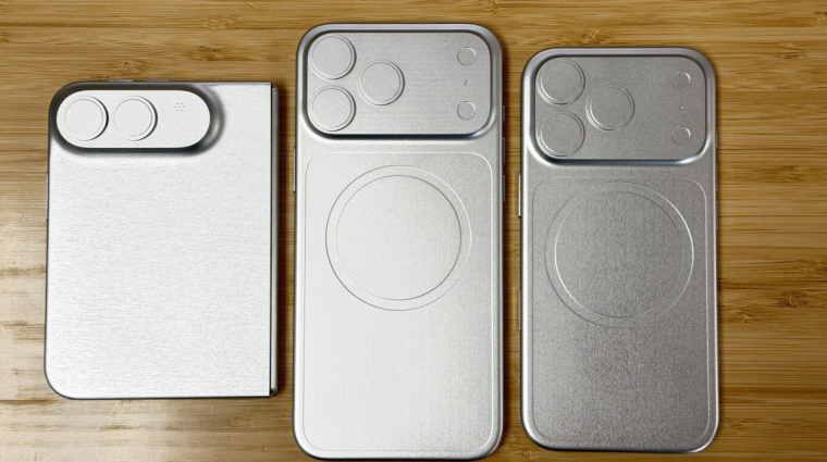 Kiszivárogtak az iPhone 18 és az iPhone Fold makettjei, pontos képet kaptunk a méreteikről kép