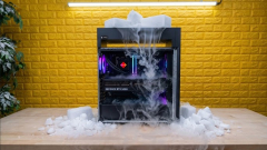 Szárazjéggel hűtöttek egy gamer PC-t, de a csoda elmaradt kép