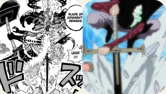A One Piece felfedte a világ istenének kardját, de mintha ezt a dizájnt láttuk volna már valahol kép