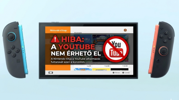 A Nintendo kitiltotta a YouTube-ot a Switch 2-ről kép