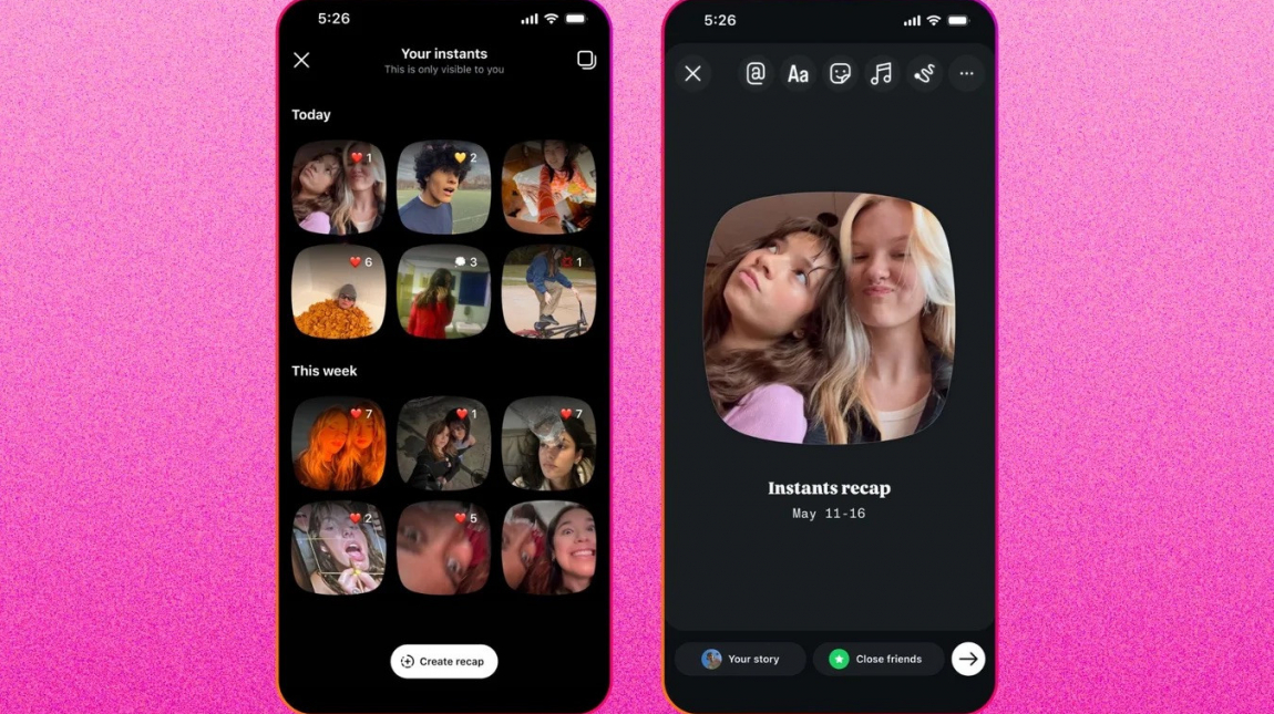 Az Instagram feltalálta a BeRealt, mert nincs elég közösségi médiánk kép
