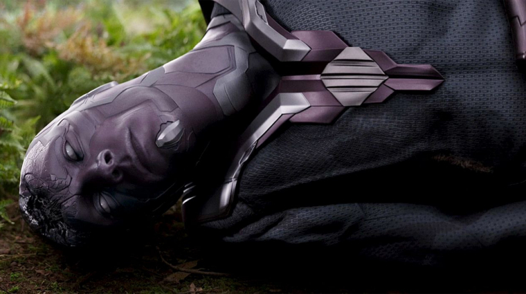 Ultron felzabálja Víziót a VízióKüldetés új promóplakátján, ami a képzőművészet történetének egyik leghorrorisztikusabb képét idézi bevezetőkép