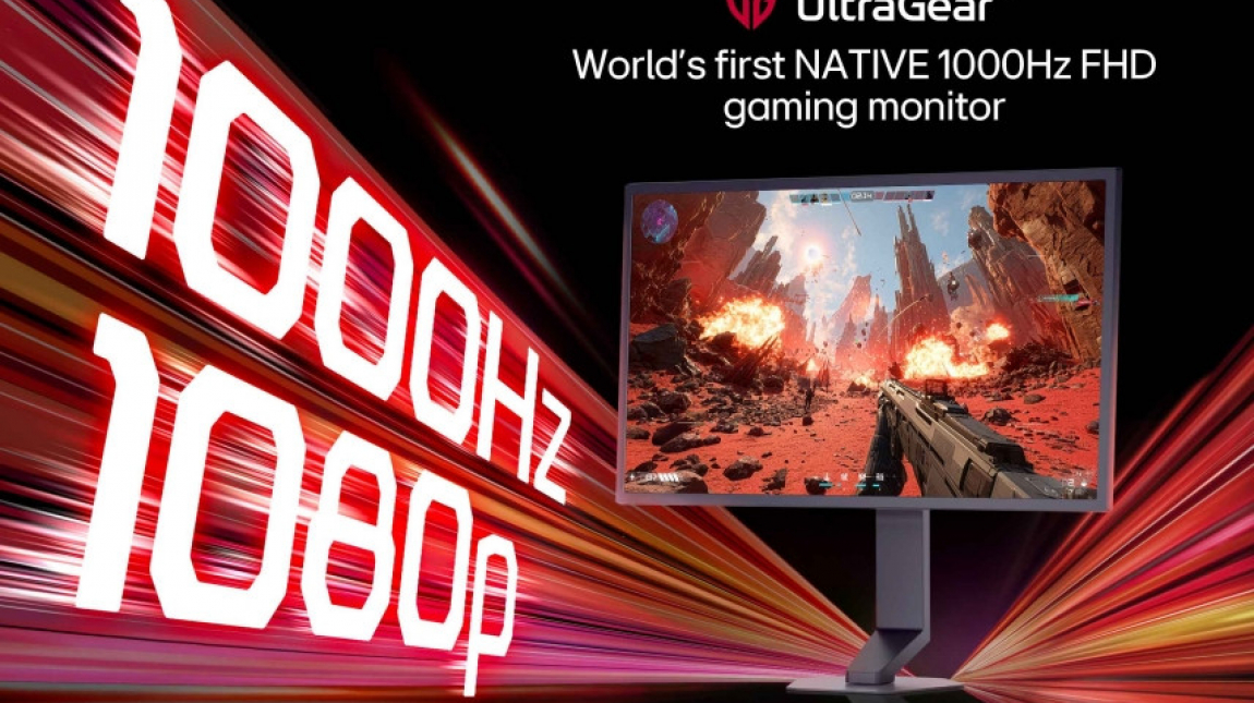 Az LG megcsinálta az első natív 1000 Hz-es Full HD gamermonitort kép
