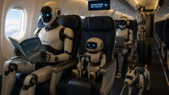 Egy légitársaság kitiltott a terápiás robotokat a repülőkről kép
