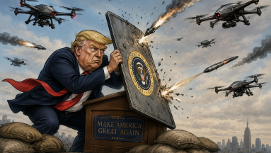 Donald Trump drónbiztos báltermet akar a Fehér Házban, ehhez egymilliárd dollárt kérne az adófizetőktől fókuszban
