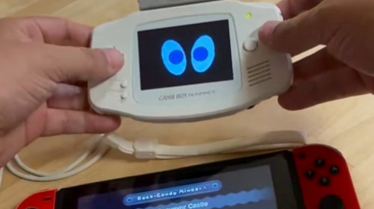 Így lett Nintendo Switch kontroller egy GameBoy Advance-ből kép