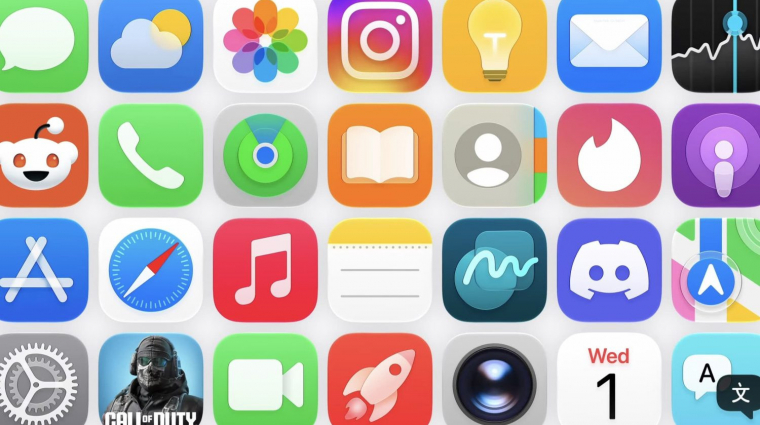 Máris belenyúlt az Apple az iPhone új ikonjainak külsejébe kép