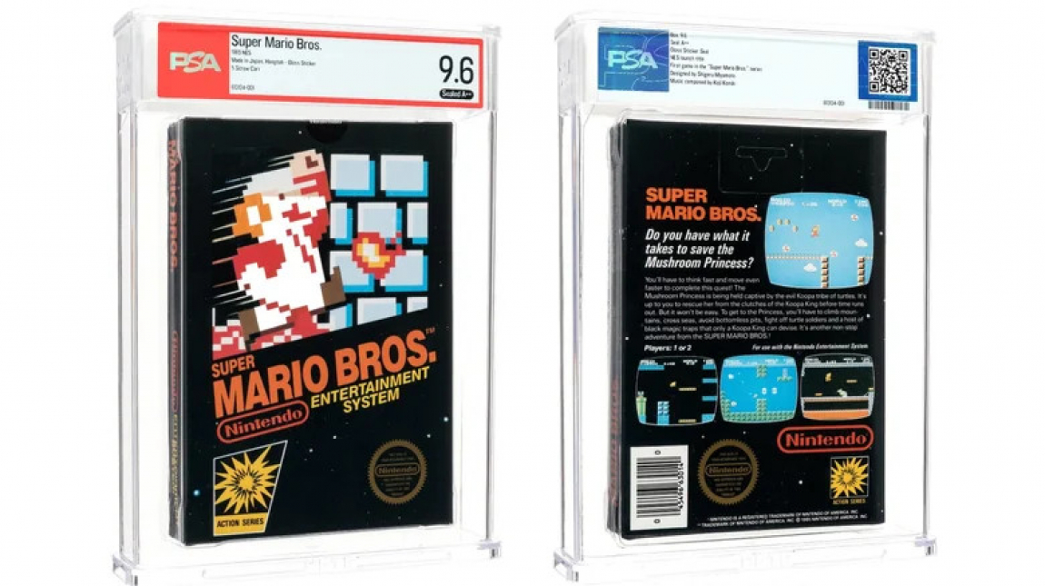 Ez a Super Mario Bros. példány több mint 900 millió forintért kelt el kép