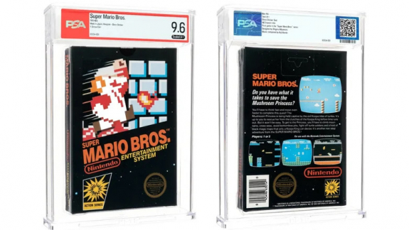 Ez a Super Mario Bros. példány több mint 900 millió forintért kelt el kép