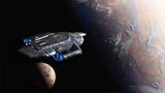 Egy őrült zseni Star Trek űrhajót csinált a Millennium Falconból, mert már semmi sem szent kép