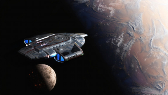 Egy őrült zseni Star Trek űrhajót csinált a Millennium Falconból, mert már semmi sem szent kép