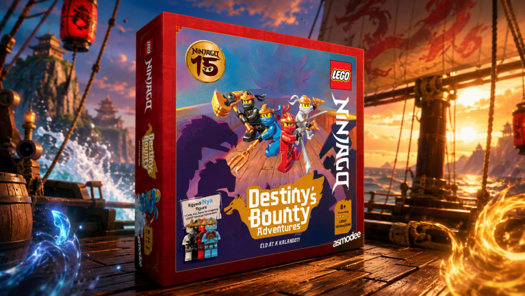 A LEGO Ninjago hajója társasjátékként is kalandra indul fókuszban