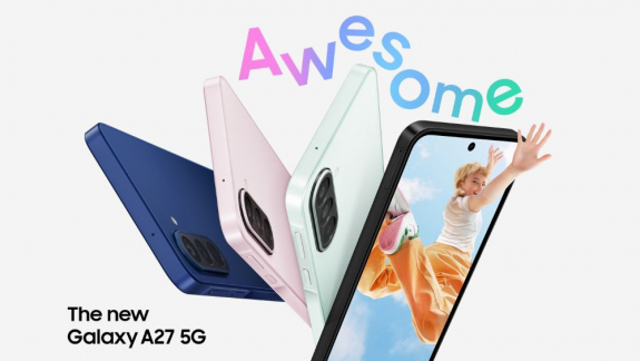 Bemutatta új pénztárcabarát készülékeit a Samsung, itt a Galaxy A27 kép
