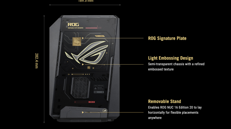 128 GB RAM-ot és egy RTX 5090-et préselt bele az ASUS az új mini PC-jébe kép