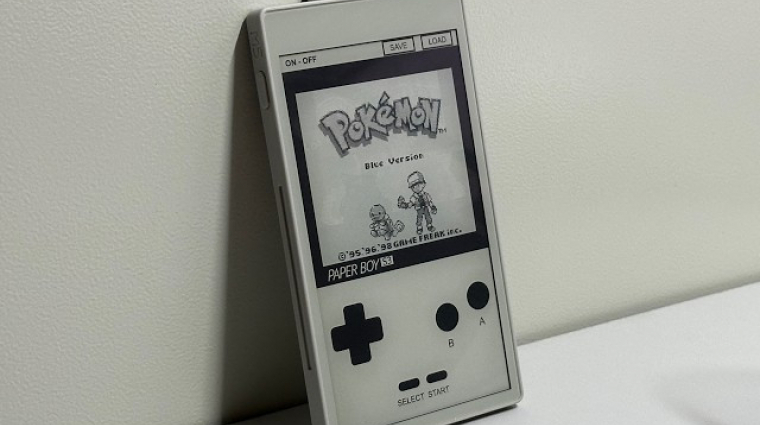 Egy videós készített egy 60fps-es e-ink képernyőt, majd csinált belőle egy Game Boyt kép