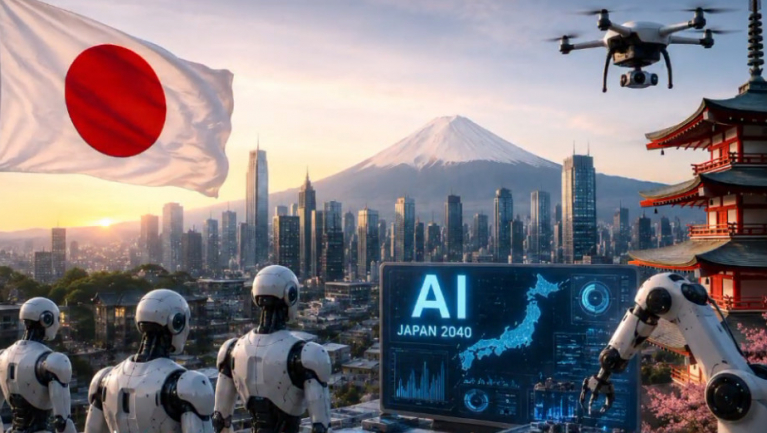 Japán 10 millió robottal száll be a globális AI-versenybe kép