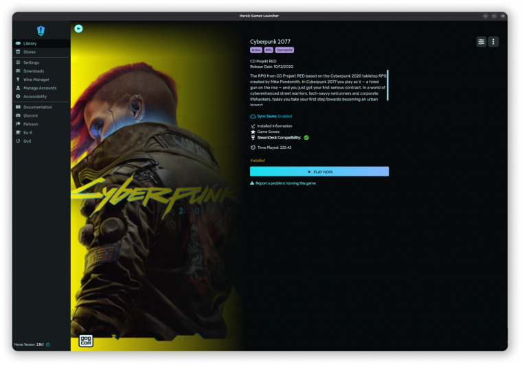 Ha GOG-kompatibilitás, akkor bizony adja magát a CyberPunk 2077 telepítés. Tényleg semmi extra, és ha még olyan disztribúciót is használsz, ami eleve gamingre készült, csak kattintgatnod kell, és máris indul a játék.