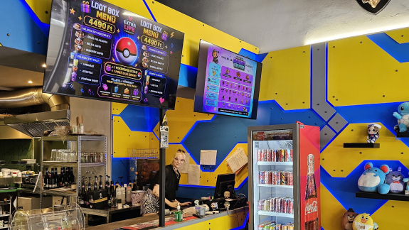 A Geekstore-ban a videójáték mellé már óriáspalacsintát is kérhetsz kép
