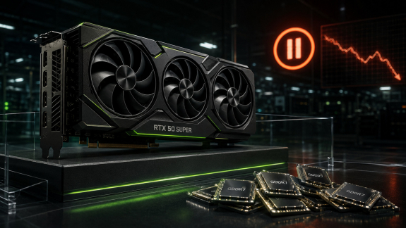 Állítólag már készen vannak az RTX 50 Super kártyák, de az Nvidia nem meri piacra dobni őket kép