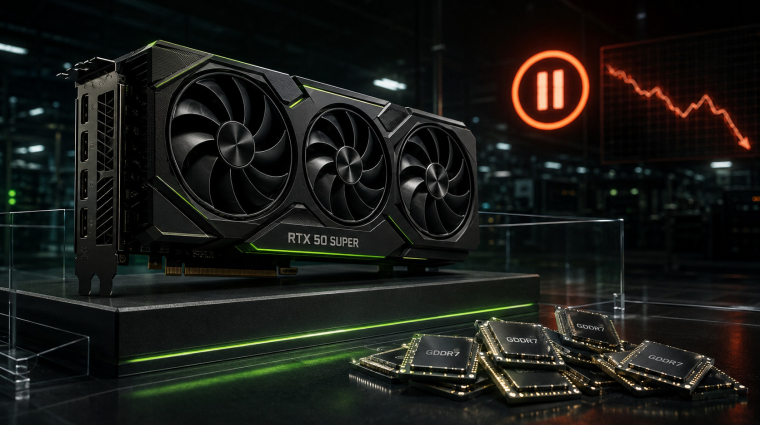 Állítólag már készen vannak az RTX 50 Super kártyák, de az Nvidia nem meri piacra dobni őket kép