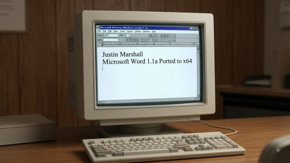 Rég elfeledett, ősi szövegszerkesztő jelent meg Windowsra, ami egyszerűen kihagyhatatlan kép