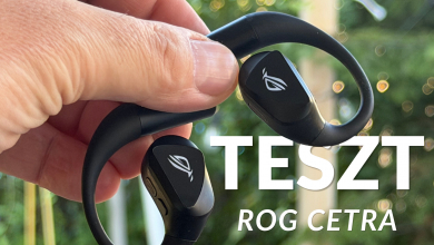 ASUS ROG Cetra Open Wireless Gaming Fülhallgató teszt - egytrükkös póni