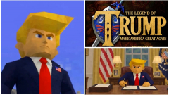Trumpék térképeket rajzoltak át, belepakolták az elnököt a The Legend of Zelda: Ocarina of Time-ba, de legalább törölték a botrányos Tetris-klónjukat kép