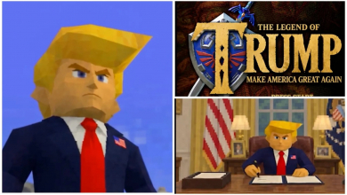 Trumpék térképeket rajzoltak át, belepakolták az elnököt a The Legend of Zelda: Ocarina of Time-ba, de legalább törölték a botrányos Tetris-klónjukat kép