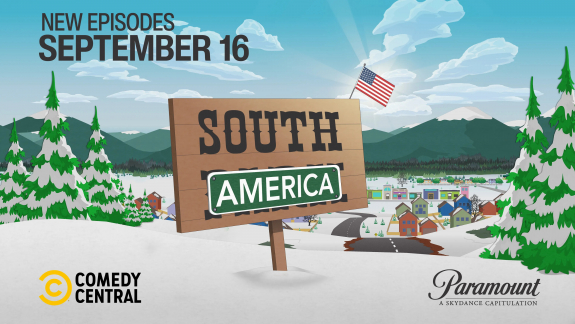 A South Park South Americára változtatja a nevét a következő évadra, hogy ezzel is bemutasson Donald Trumpnak kép