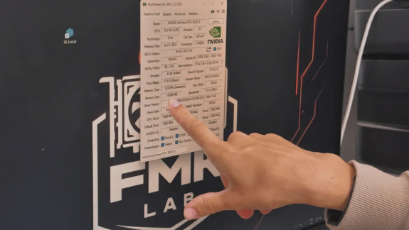 Egy őrült zseni megalkotta azt az RTX 3070 Ti kártyát, ami valójában sosem létezett kép