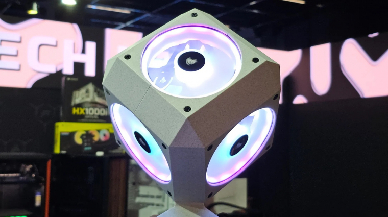 A Corsair teljes ingyen adja neked a hat ventilátorból álló kockájának terveit, amit eredetileg csak viccnek szánt kép