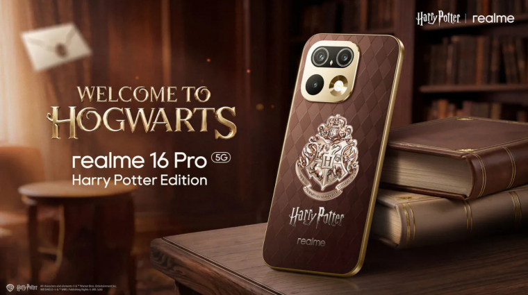 Nem bagoly, de üzeneteket ezzel is lehet küldeni - itt a Realme Harry Potter témájú mobilja kép