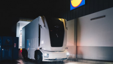 A Lidl már önvezető teherautóval kezdi kiszállítni az árut az egyik németországi üzletébe kép